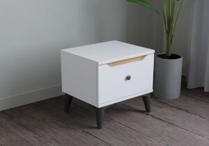 Carina Beyaz Komodin TN0247