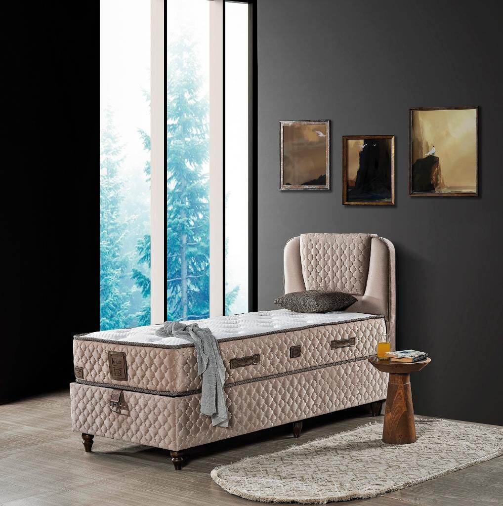 Relax 100X200 Tek Kişilik Yatak, Baza, Başlık Seti EY2016