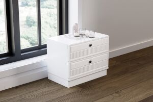 Defne Yatak Odası Takımı %100 MDF - Beyaz TN0141