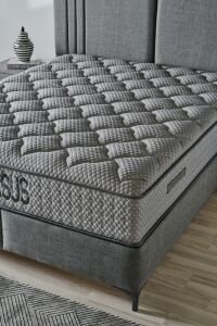 Pegasus 140 x 200 Çift Kişilik Yatak, Baza, Başlık Seti CB3305