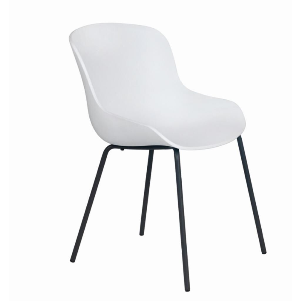 Globe-S ML Beyaz - Siyah Sandalye PPT1159