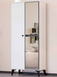 Tire Beyaz 2 Kapılı Dolap TN0255