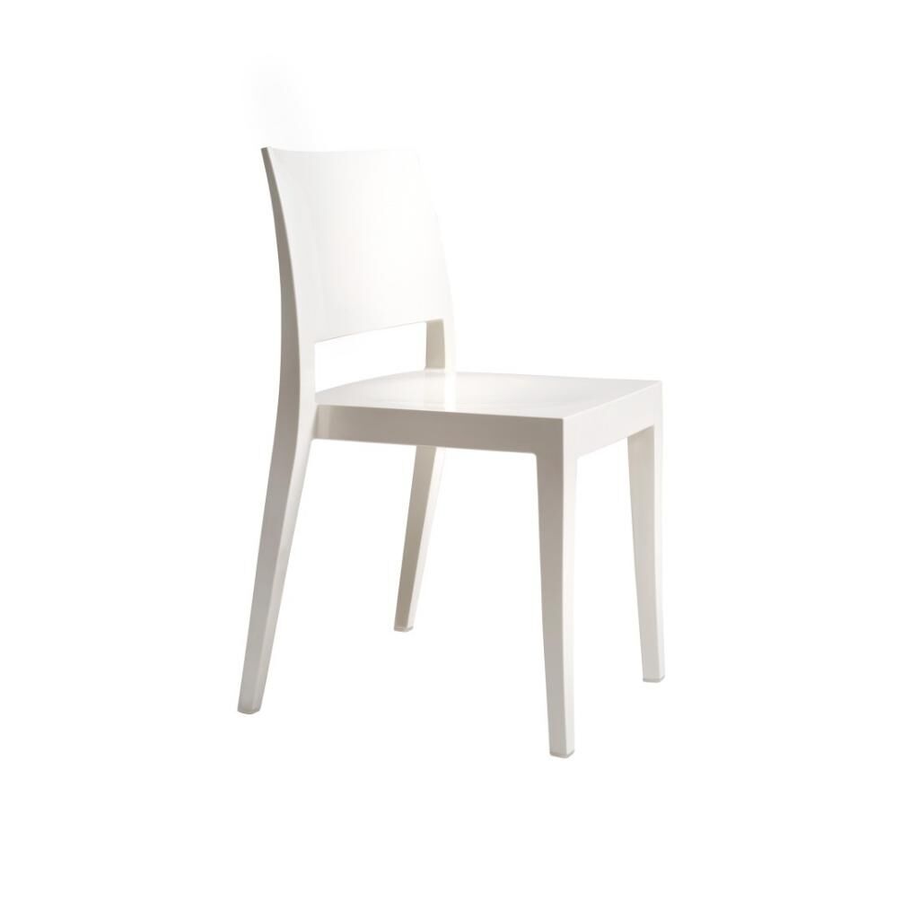 Gyza Solid Beyaz Mutfak Sandalyesi PPT1168