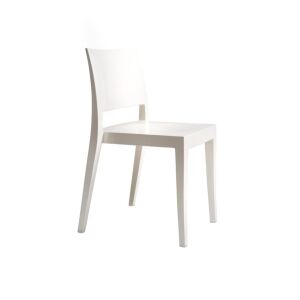 Gyza Solid Beyaz Mutfak Sandalyesi PPT1168