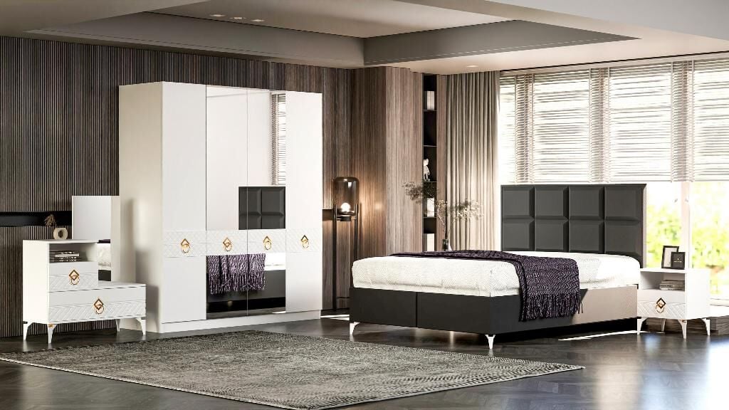 Sude 180 White Bedroom Set TN1176