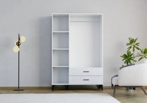 Uzay Beyaz 3 Kapılı Dolap TN0268