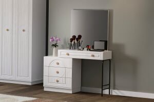 Bohem Yatak Odası Takımı %100 MDF - Beyaz