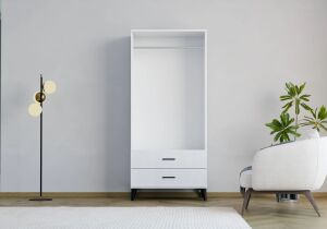 Uzay Beyaz 2 Kapılı Dolap TN0269