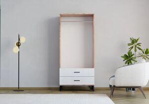 Uzay Atlantik Çam 2 Kapılı Dolap TN0272