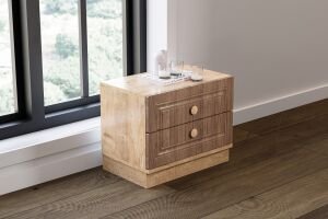 Bohem Yatak Odası Takımı %100 MDF - Atlantik Çam / Ceviz