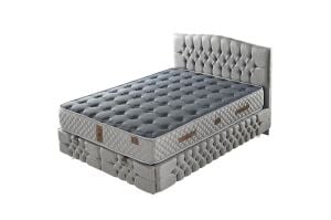 Soft 140X190 Çift Kişilik Yatak, Baza, Başlık Seti EY2019