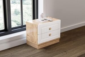 Bohem Yatak Odası Takımı %100 MDF - Atlantik Çam / Beyaz TN0176