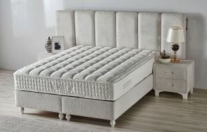 Angel Modern 150 x 200 Çift Kişilik Yatak, Baza, Başlık Seti CB3309