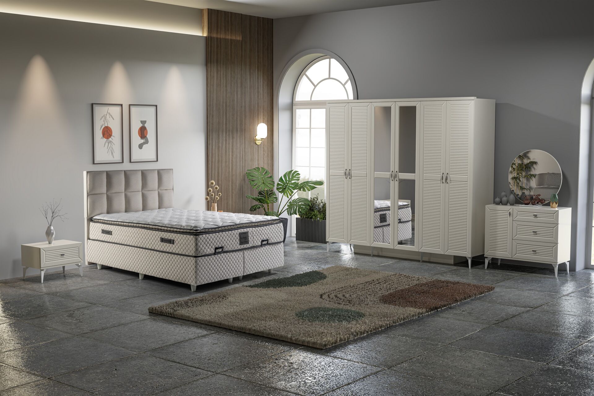 Naz Yatak Odası Takımı %100 MDF - Aytaşı TN0181