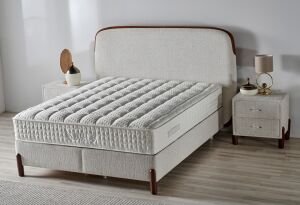 Angel Bohem 150 x 200 Çift Kişilik Yatak, Baza, Başlık Seti CB3310