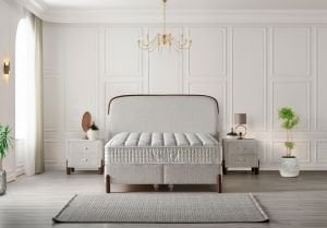 Angel Bohem 200 x 200 Çift Kişilik Yatak, Baza, Başlık Seti CB3310