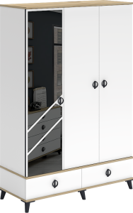 Beyzade 3 Kapılı Aynalı Dolap WD12009