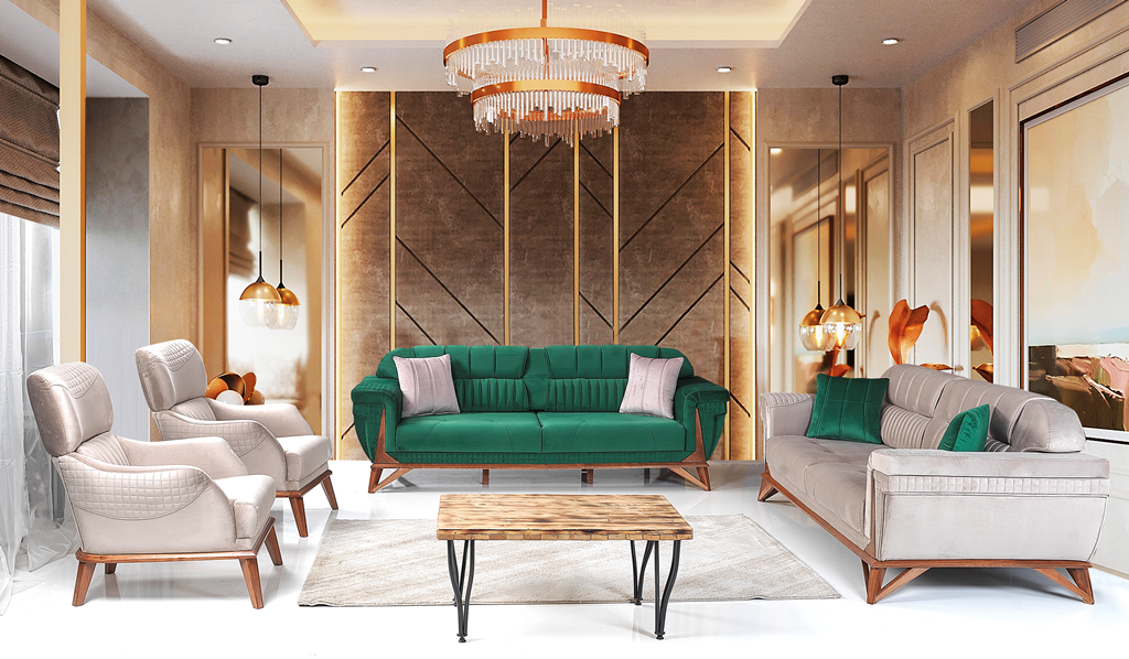 MD Lizbon Sofa Set EF101