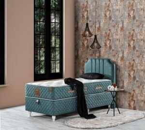 Bernita 100X200 Tek Kişilik Yatak, Baza, Başlık Seti EY2021