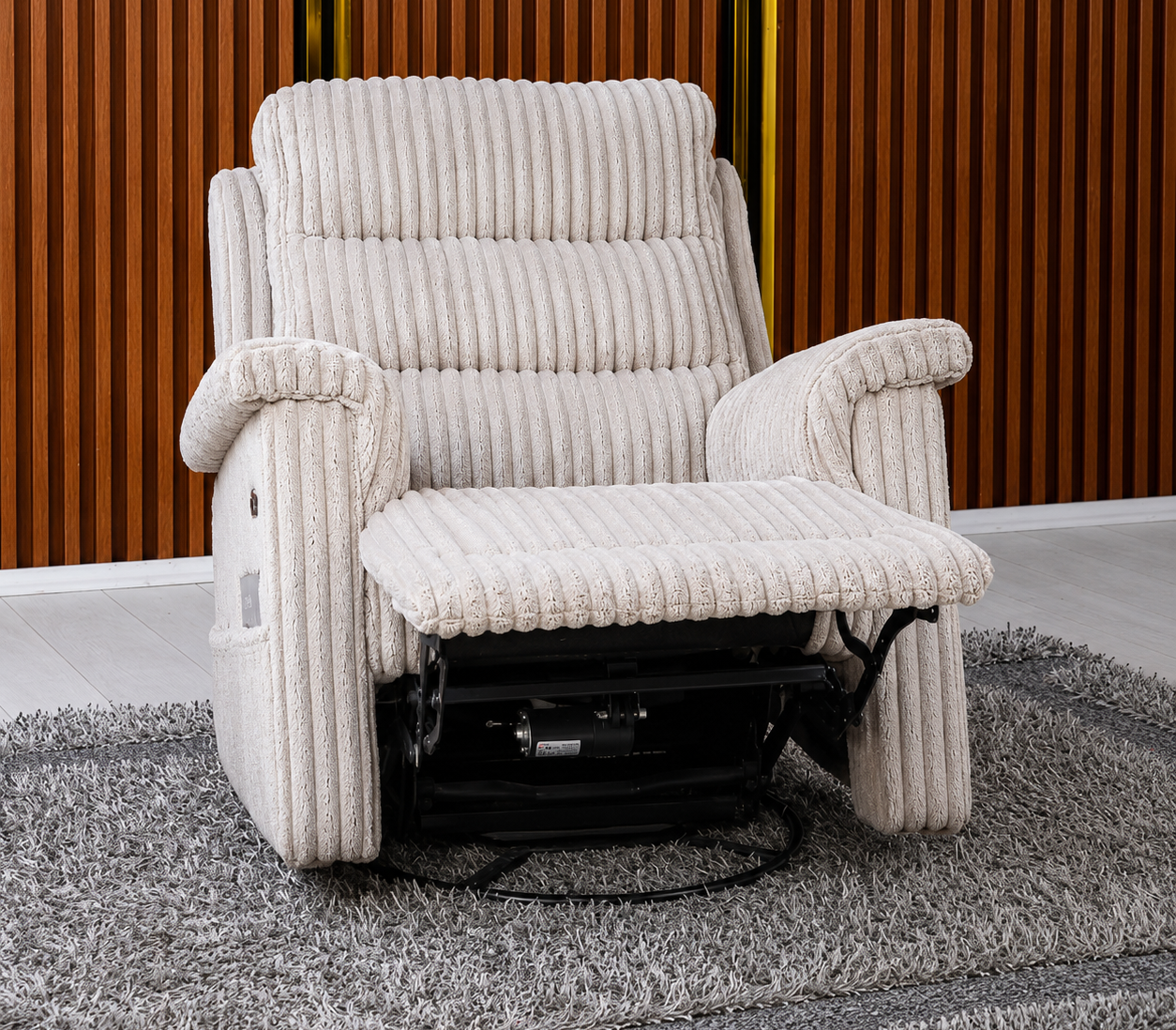 Bugatti Swivel Manual Recliner TV Armchair