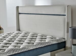 Aspendos Krem 150 x 200 Çift Kişilik Yatak, Baza, Başlık Seti CB3311