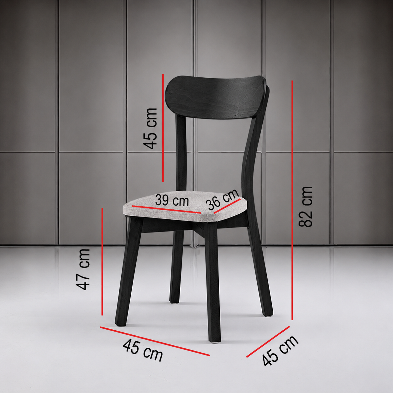 Izmir Chair Black HDR1329