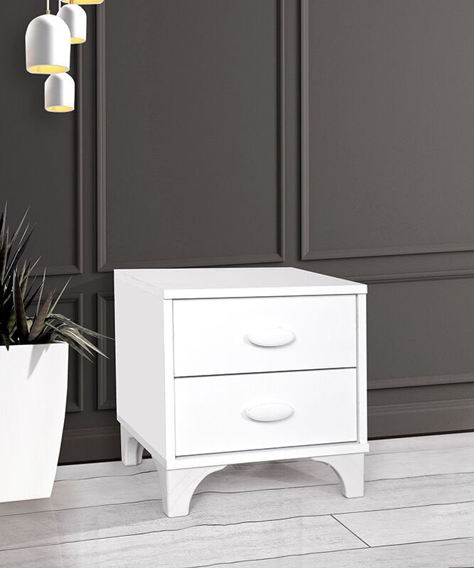 Vera Beyaz Komodin TN0299