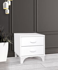 Vera Beyaz Komodin TN0299