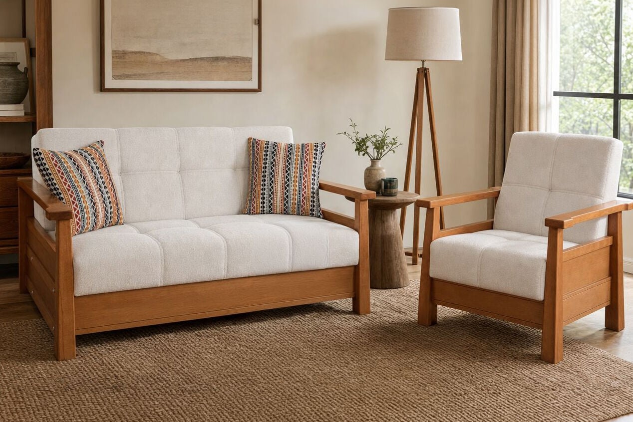 MD Cenova Day Bed and Sofa Bed Scandinavian Sofa Set MDN102A