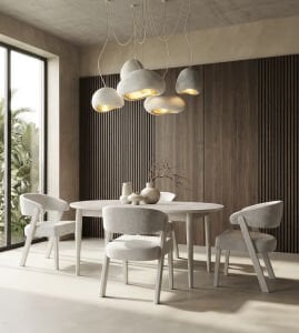 Defne Traverten Masa & Öykü Sandalye Takımı HDR1407