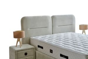 Parma 180x200 Çift Kişilik Baza, Başlık Seti CP1411