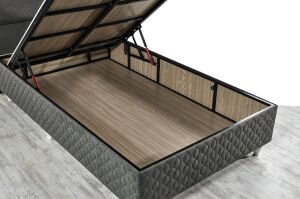 Smooth 90X190 Tek Kişilik Yatak, Baza, Başlık Seti EY2022