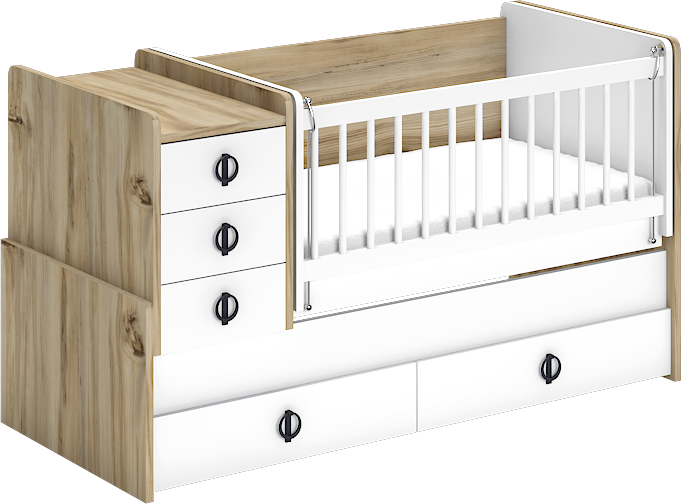 Beyzade Sallanır Büyüyen Karyola WD12124