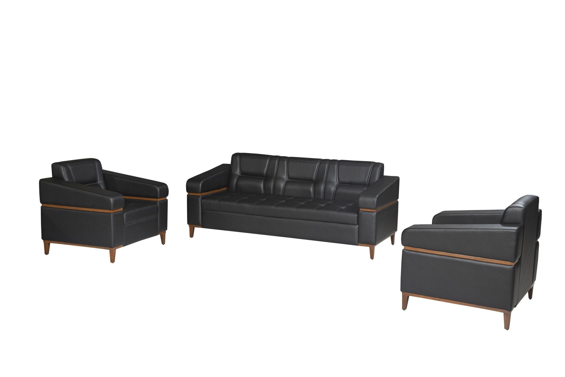 Castello Wood Ofis Koltuk Takımı FSM1015