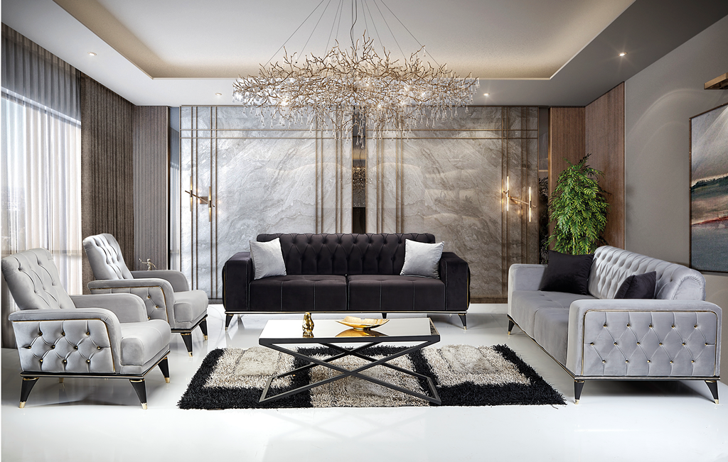 MD Riva Sofa Set EF106