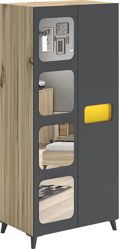 Capella 2 Kapılı Aynalı Dolap WD7020