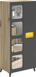 Capella 2 Kapılı Aynalı Dolap WD7020