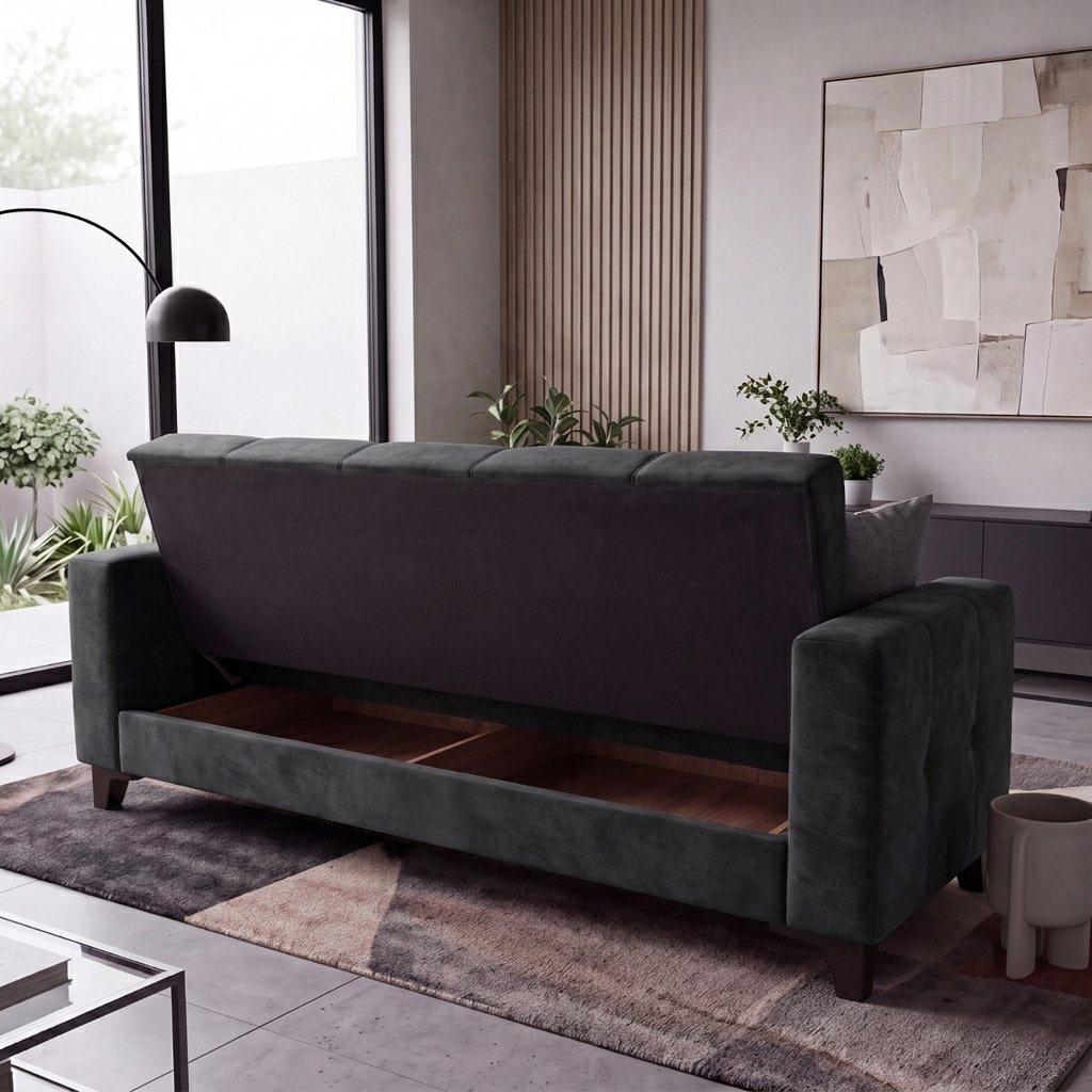 Yes Sofa Bed Anthracite MD002