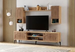 Bohem Atlantik Çam-Ceviz TV Ünitesi TN0311