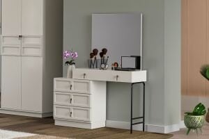 Lotus Yatak Odası Takımı %100 MDF - Kumtaşı TN0191