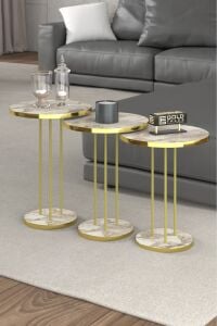 MD Gold Terra Zigon Efes Beyaz 3'lü