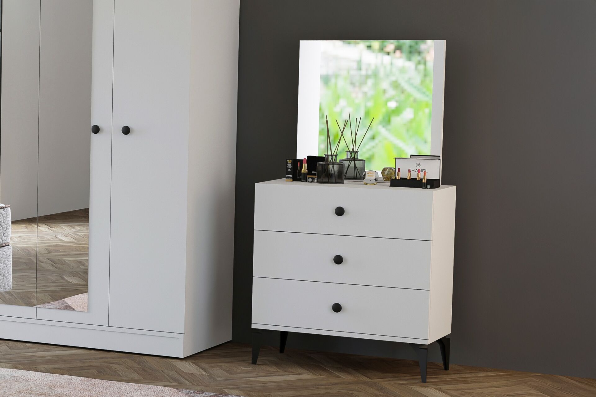 Melisa Bedroom Set - White TN0196