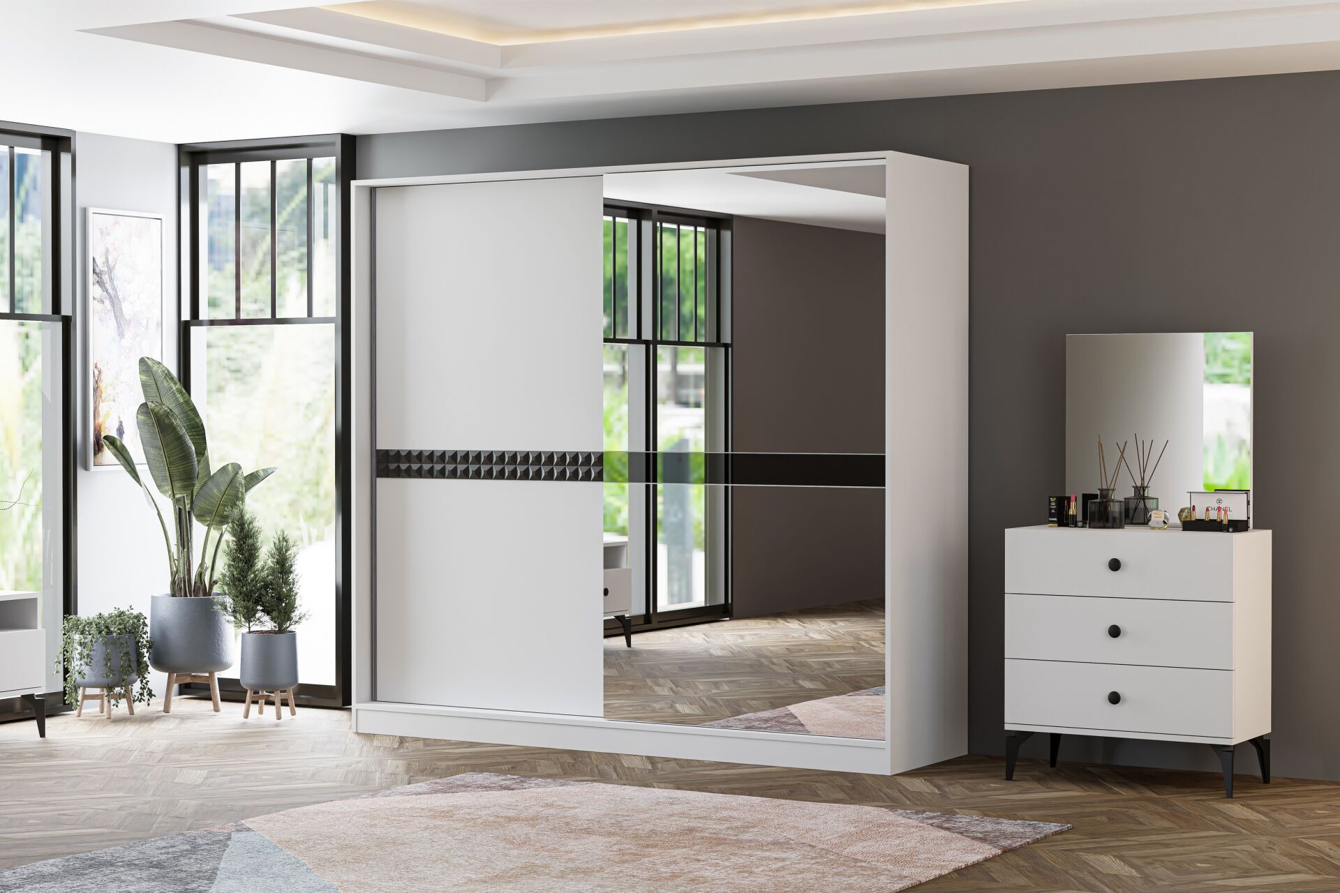 Can Bedroom Set - White TN0211