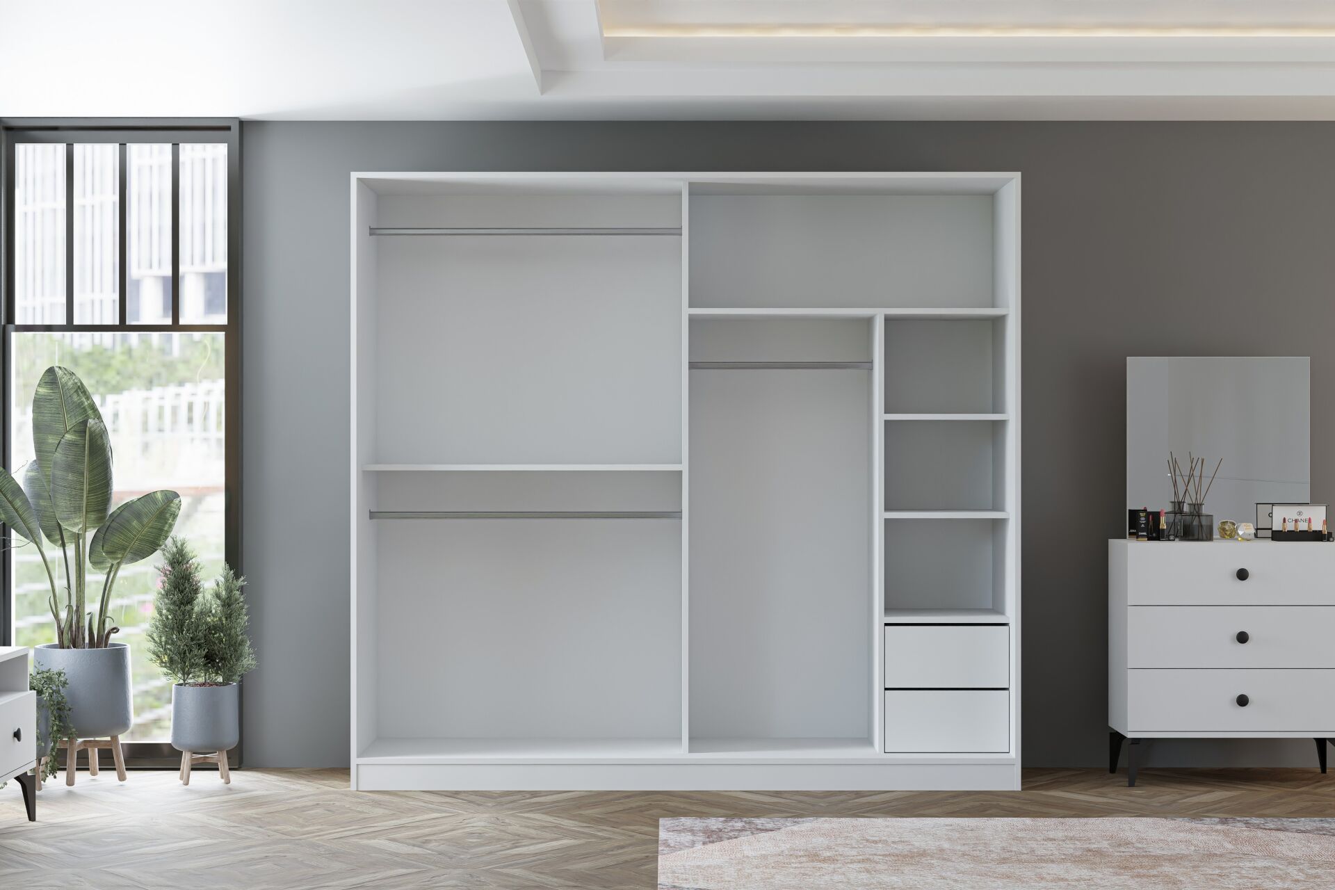 Can Bedroom Set - White TN0211