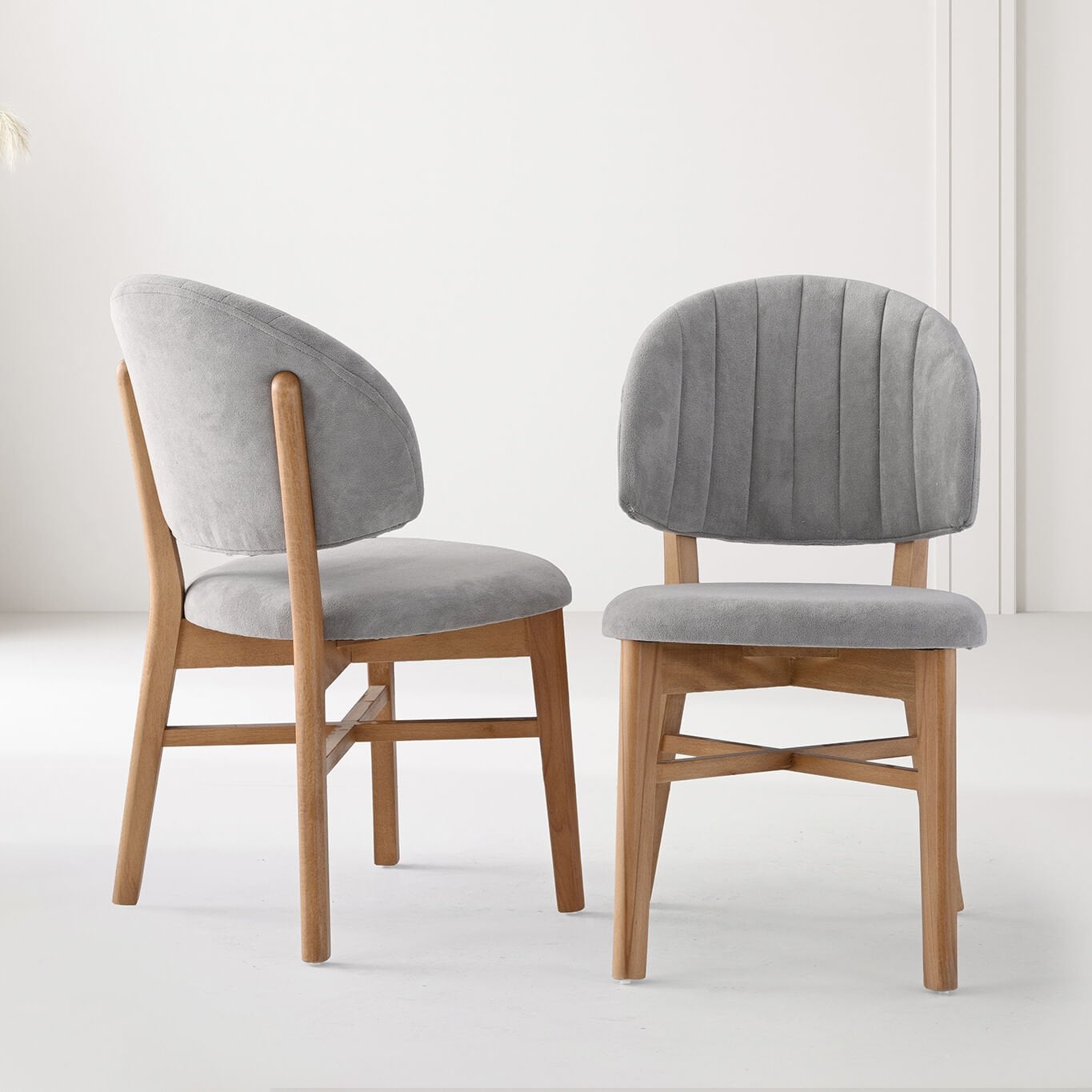 Eros Grey Table & Favori Chair & Ruya Bench Set HDR1413