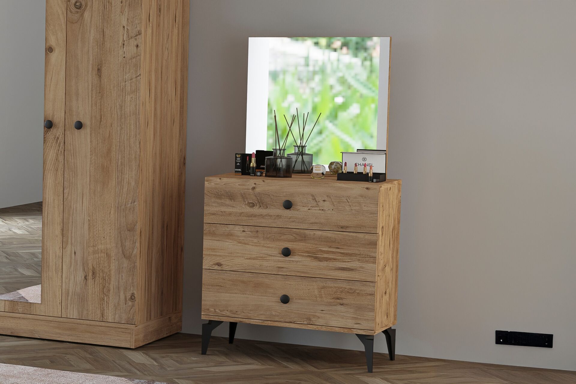 Melisa Bedroom Set - Atlantic Pine TN0201
