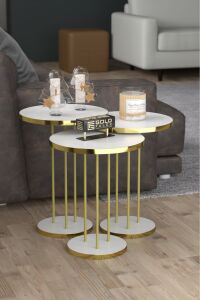 MD Gold Terra Zigon Beyaz 3'lü