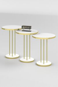 MD Gold Terra Zigon Beyaz 3'lü