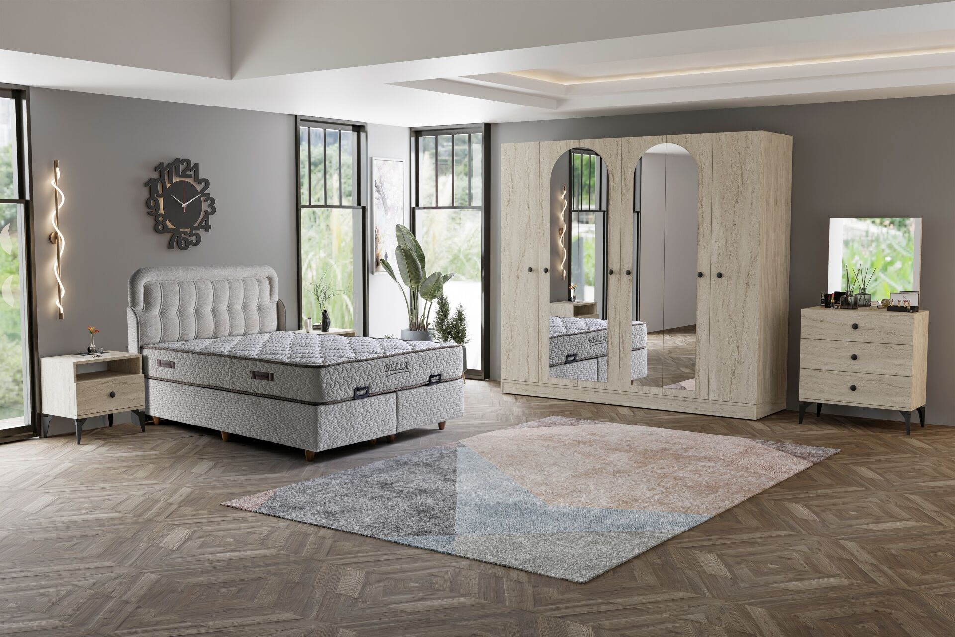 Melisa Yatak Odası Takımı - Traverten TN0206