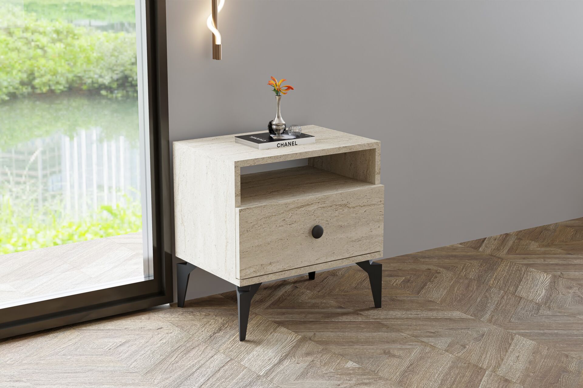 Melisa Bedroom Set - Travertine TN0206